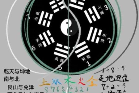 先天八卦图解方位口诀