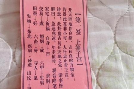 观音灵签第四签算学业