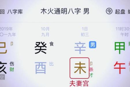 八字用木火