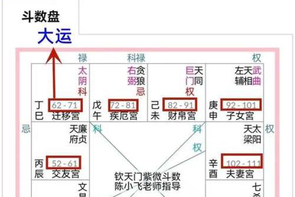 紫薇星盘上面的数字是什么意思