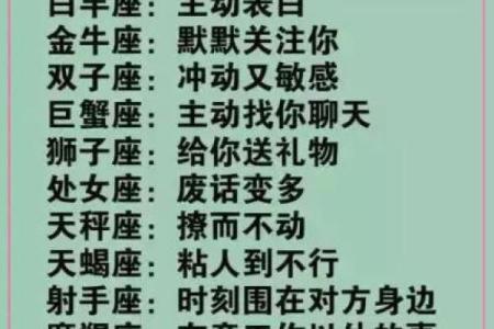 12星座遇到真爱的反应