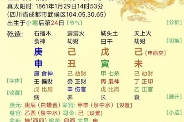 八字缺水喜用神为金