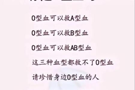 啥血型情侣一生无缘