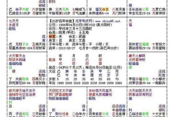紫微命盘查询免费算命