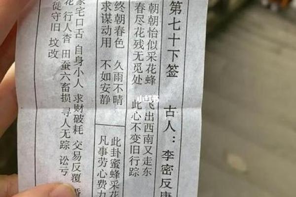 观音灵签解婚姻签象大揭秘！