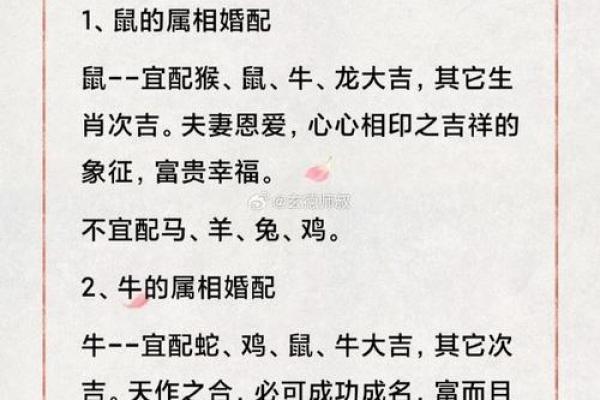 牛的配对属相婚配表