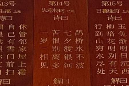 药师佛灵签第13签