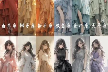 十二星座适合穿什么衣服的照片