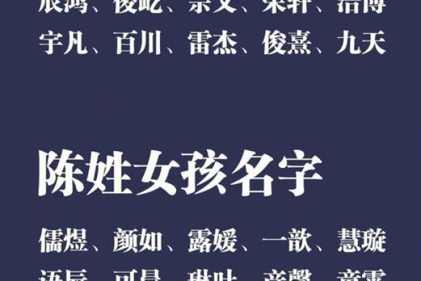 姓名配对男陈女严 陈严取名字？