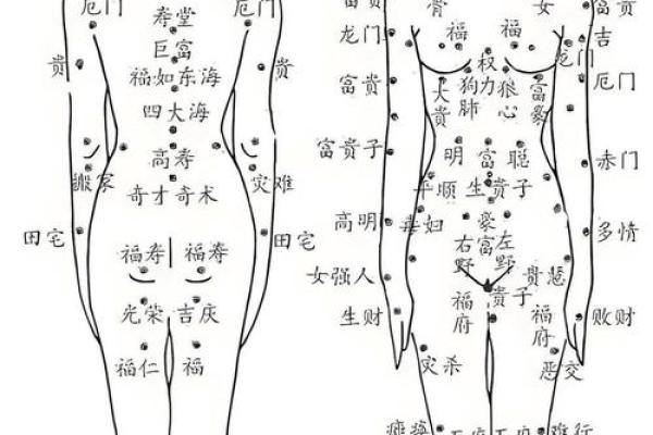 身上胎记算命图解