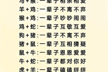 属相婚配十二生肖配对图表，属相婚配十二生肖配对图表图片？