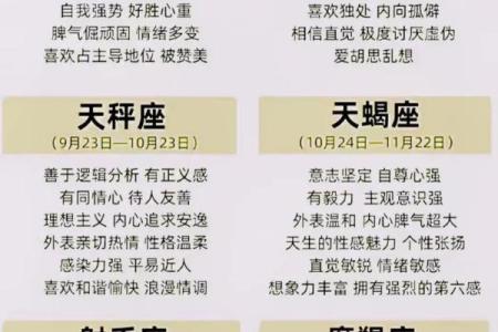 十二星座 十二星座的性格