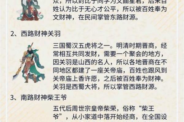 都有哪几位财神  5个财神都有谁
