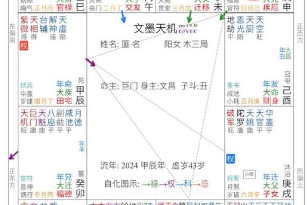 紫薇斗数流年紫薇化权
