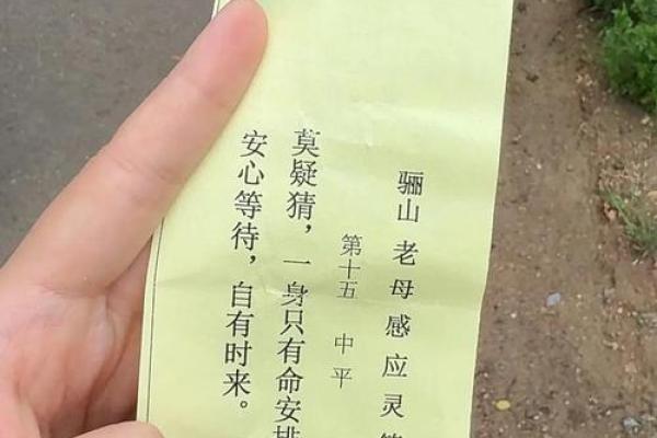 圣母灵签八十七签解签