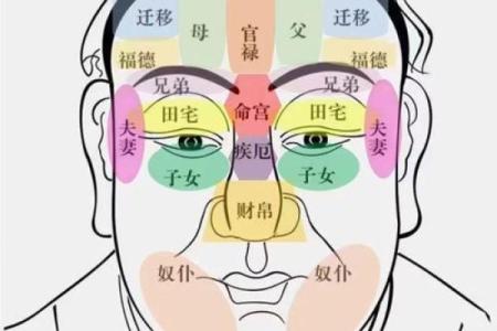 面相额头痣相图解算命