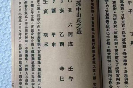 名人的八字