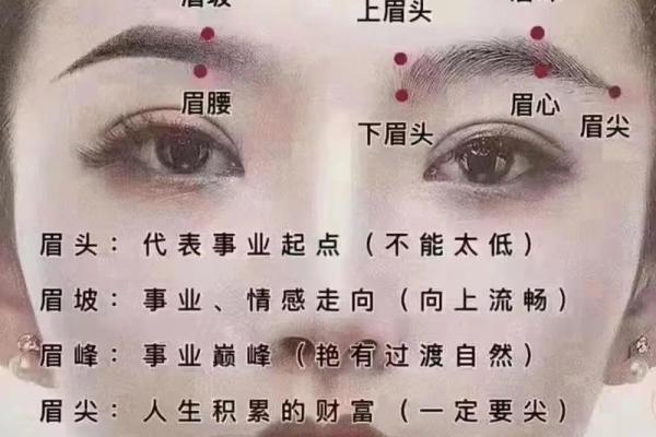 三角眉毛的面相算命图解