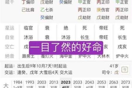 八字算命详解