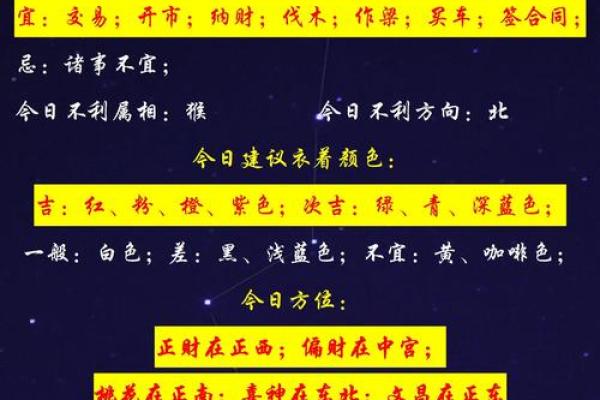今日黄历详解：宜忌事项与吉时全攻略