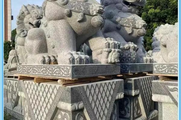 商业风水引财气，石狮子的讲究