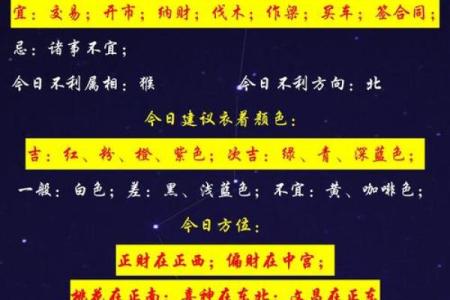 今日黄历详解：宜忌事项与吉时全攻略