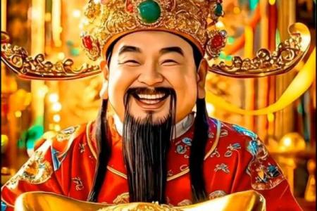 财神在元宝上面成语