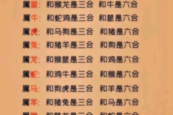 天作之合的三组生肖配对