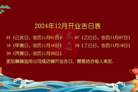 最佳开业吉日 2024年11月26日农历十月十四能不能开业做生意