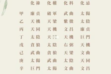 紫薇斗数双化科