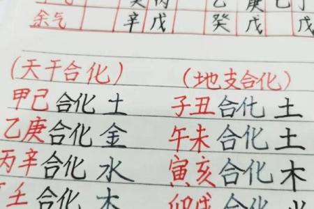 八字天干相合