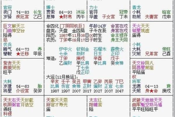 历史人物紫薇斗数