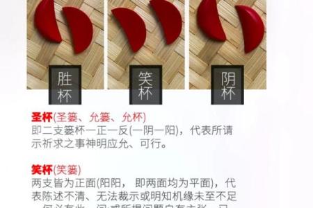 观音灵签笑杯代表什么
