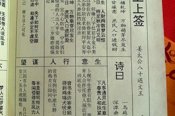 仙公灵签第十四签