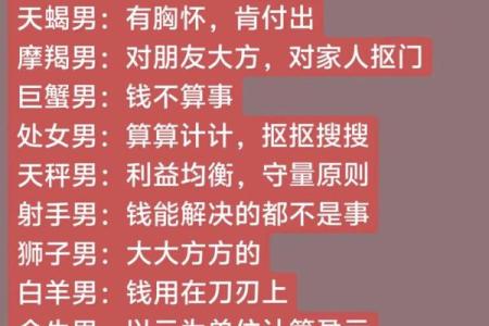 人品有问题的星座女 人品有问题的星座男