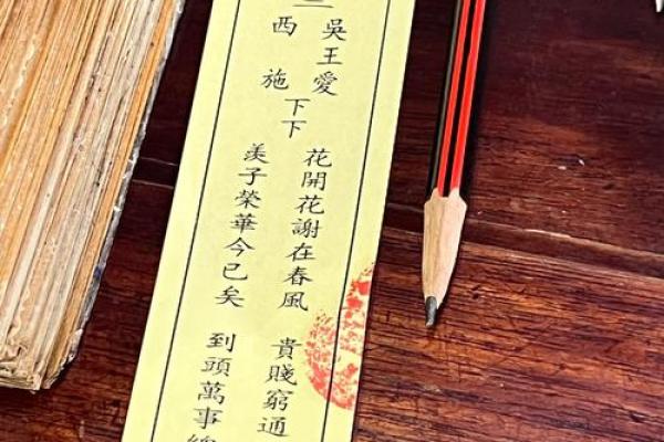月老灵签姻缘签第二十三签