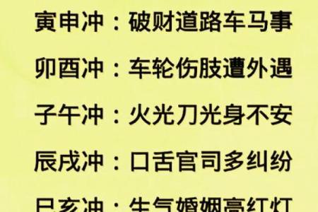 八字算命生肖相冲是什么意思