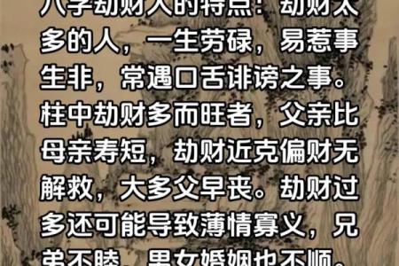 八字中劫财是什么意思