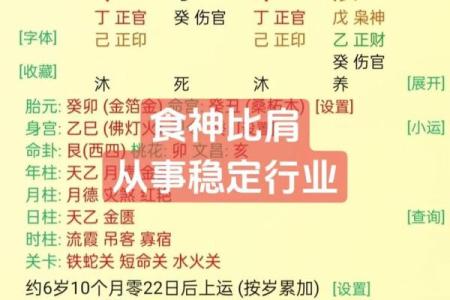 八字命神