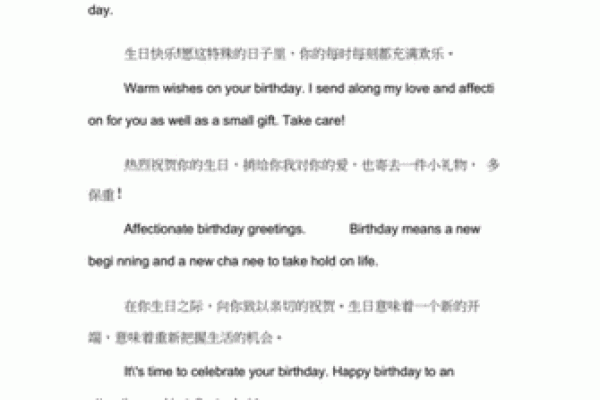 十二星座生日祝福语有哪些英文