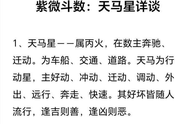 紫薇斗数天马位置不一样