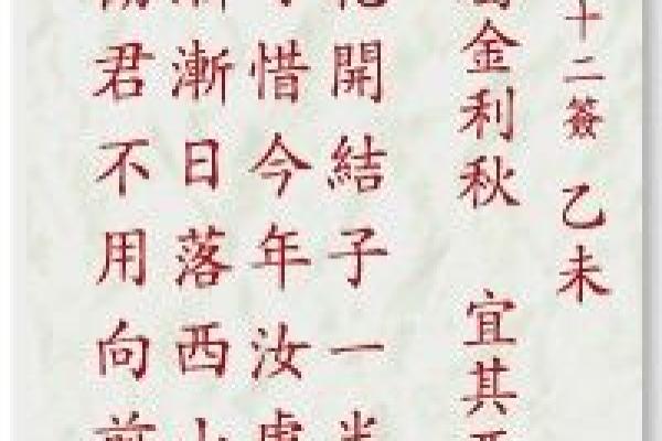 妈祖灵签3号签