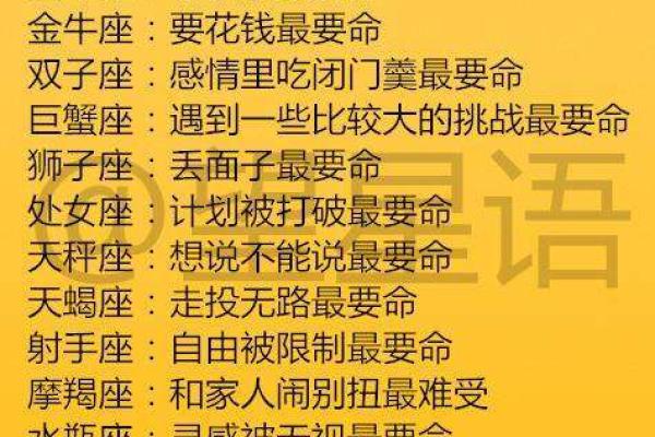 生来有命，十二星座的好命
