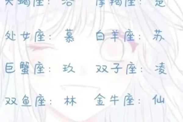 十二星座古风名字