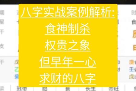 八字食杀财