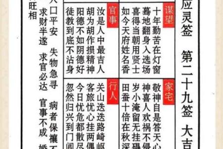 玄武大帝灵签31号签