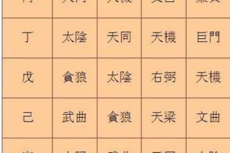 飞星四化紫薇斗数