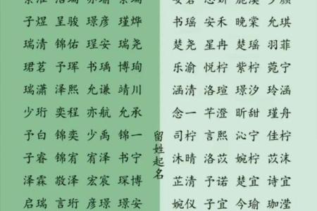 生辰八字起名喜好