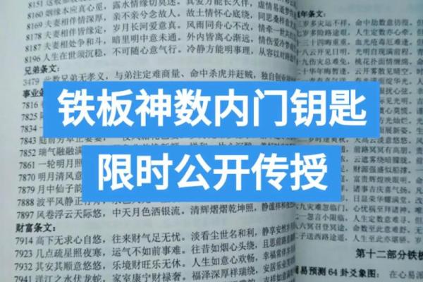 免费铁板书算命