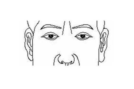 皱眉八字
